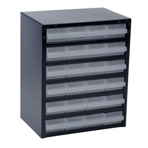 raaco Kleinteilemagazin B357xT255xH435mm galvanisiertes Stahlbl.24