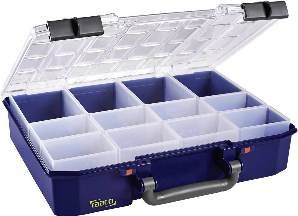 Sortimentskasten CarryLite 80 4x8-12 B337xT278xH80mm 12 Fächer blau