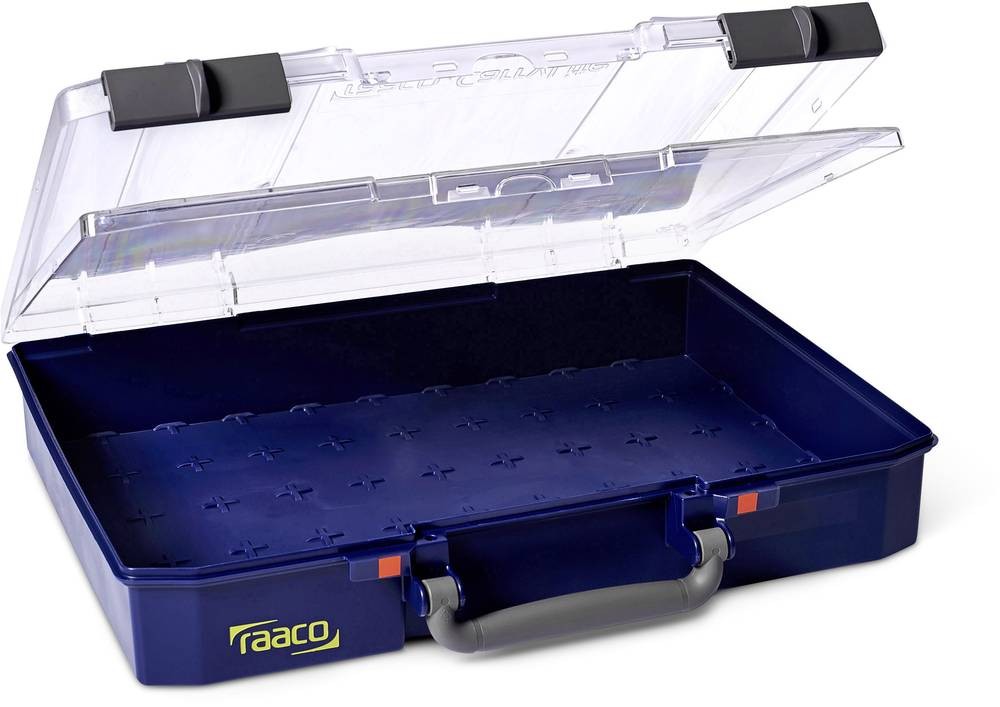 raaco CarryLite 80 5x10-0/DL Blu Policarbonato (PC), Polipropilene (