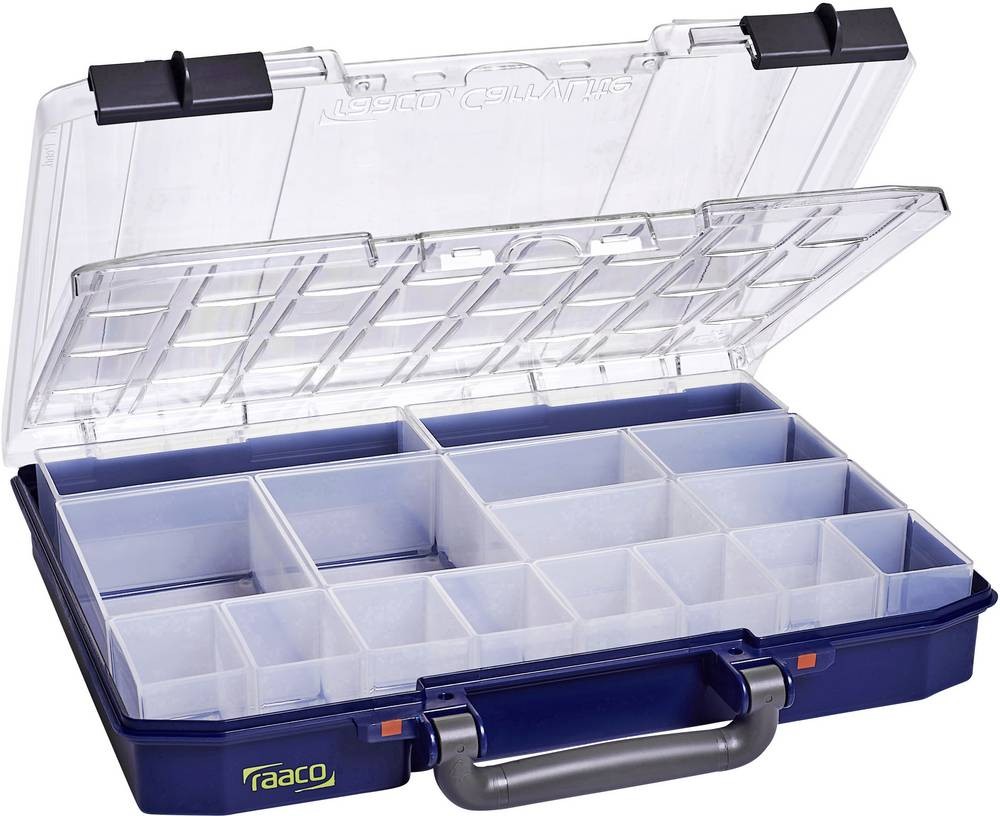 raaco CarryLite 55 4x8-16/DLU Blue Polycarbonate (PC), Polypropylene (