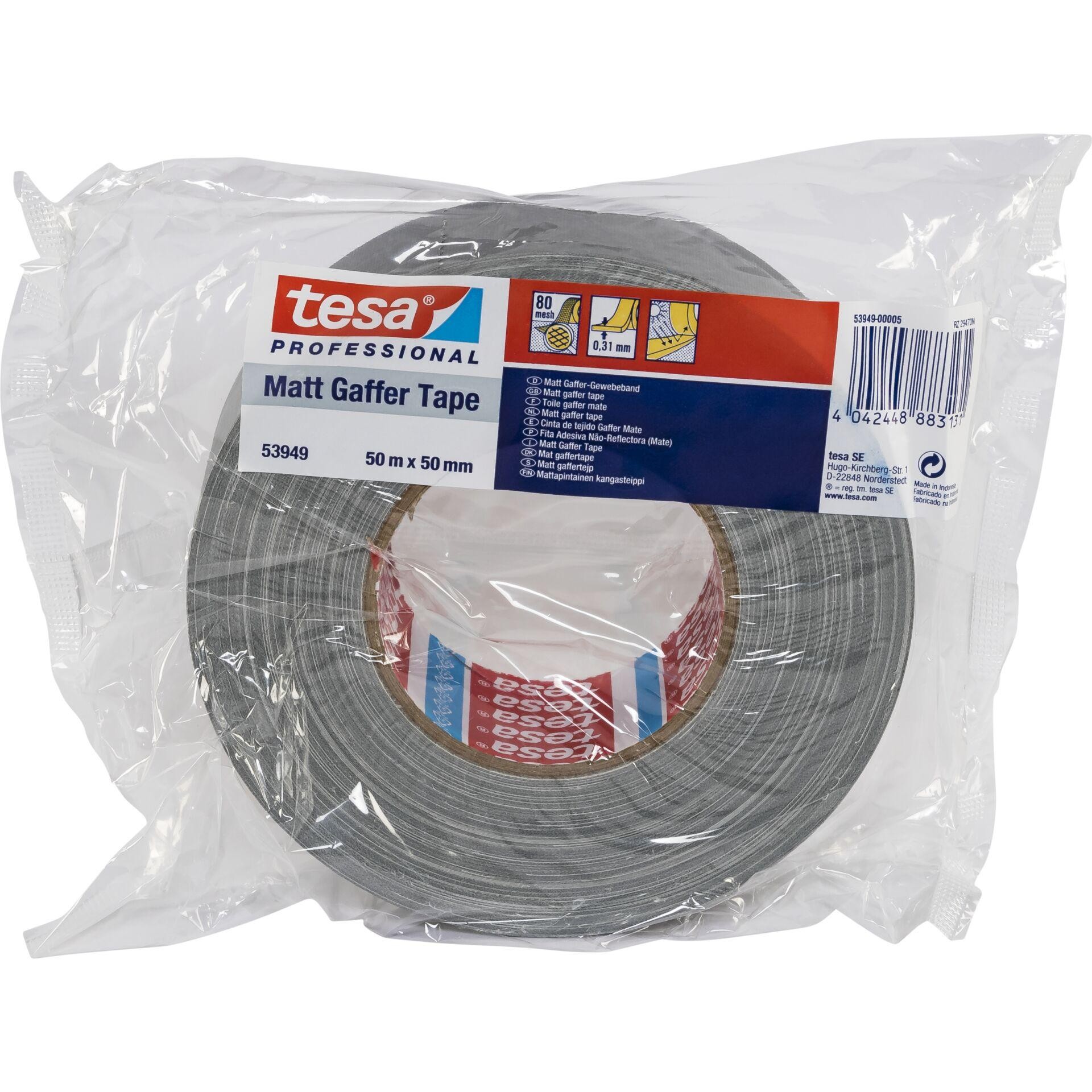Tesa 53949-00005-02 Gewebeklebeband tesa Professional Silber (L x B)