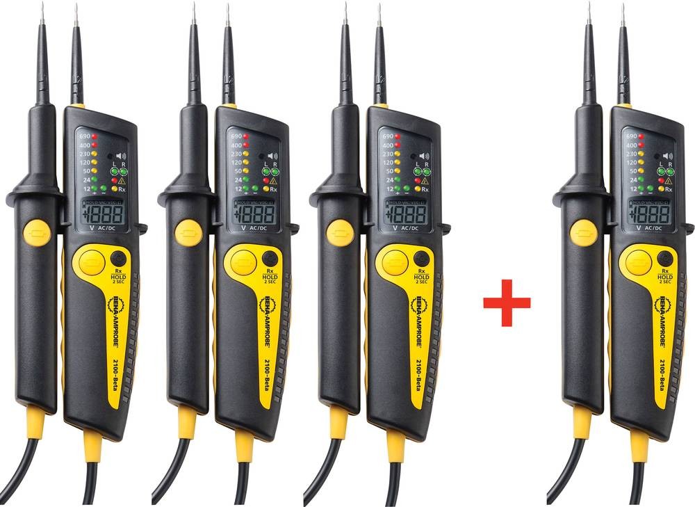 Beha Amprobe 2100-BETA BUNDLE Zweipoliger Spannungsprüfer CAT III