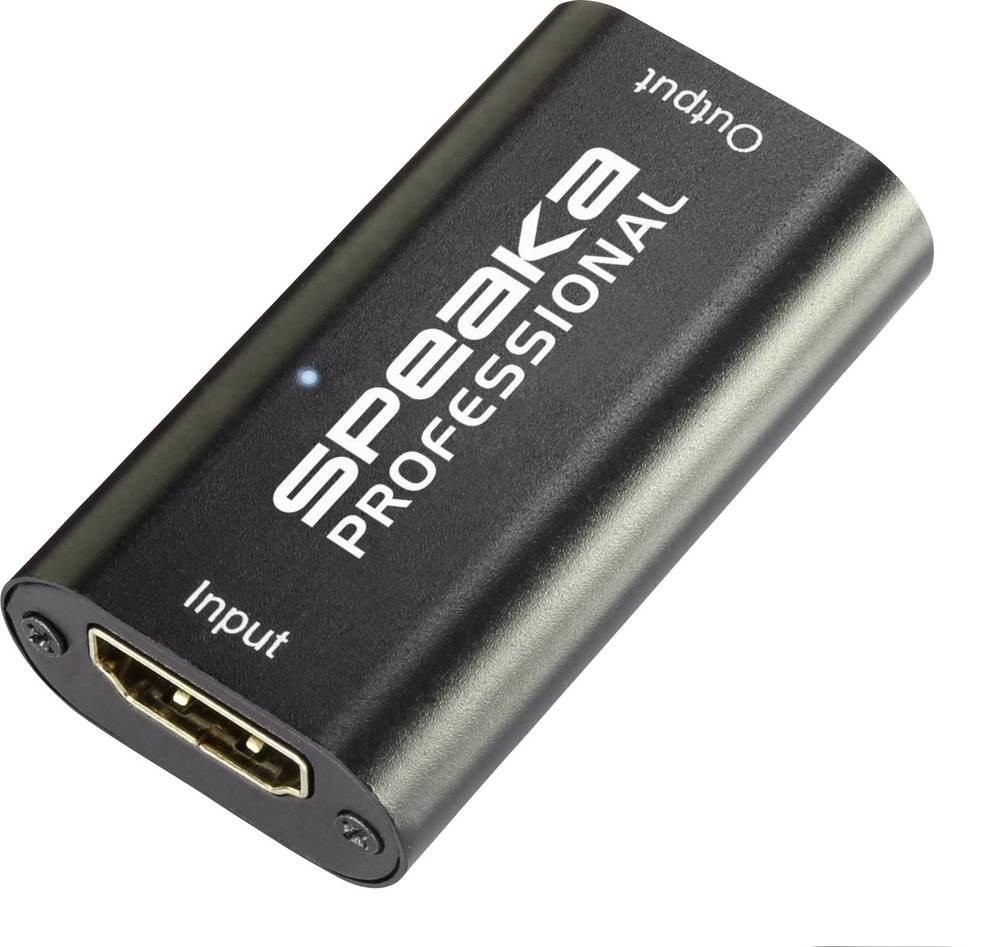 SpeaKa Professional SP-6706948 HDMI Repeater über Signalkabel 20m
