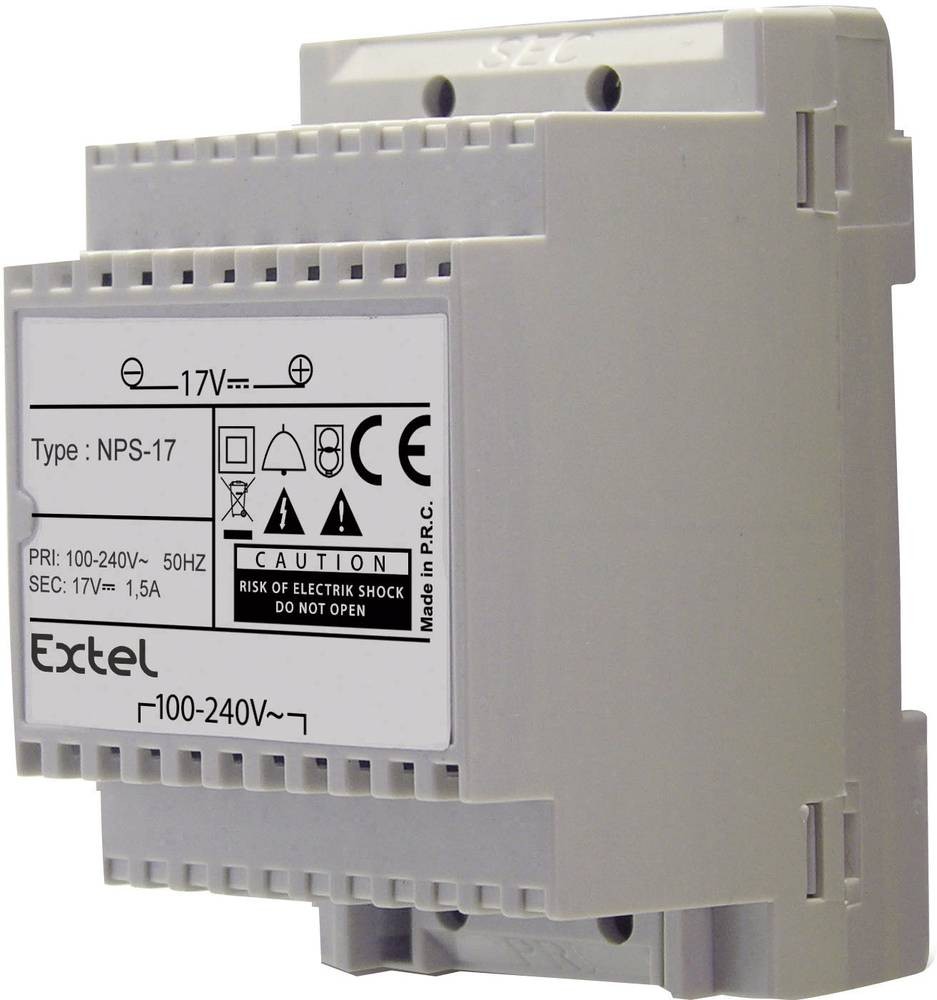 Extel Türsprechanlage Hutschienen-Chargeur gris