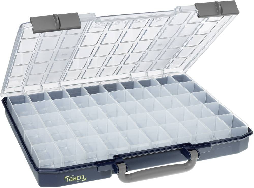 raaco CarryLite 55 5x10-50 Sortimentsmaleta (B x H x T) 413 x 57 x