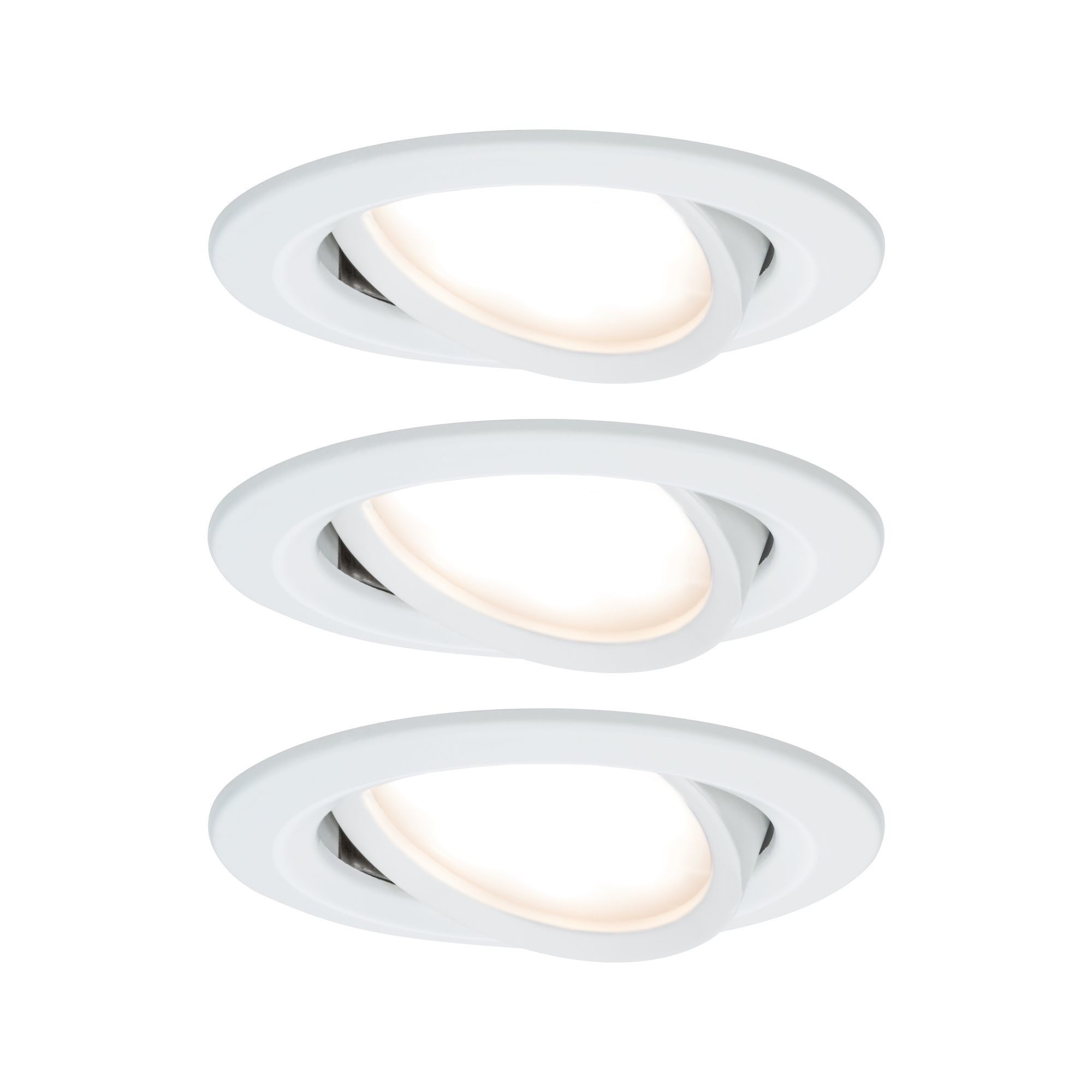 Paulmann 93875 Coin Slim LED-Einbauleuchte 3er Set LED LED fest