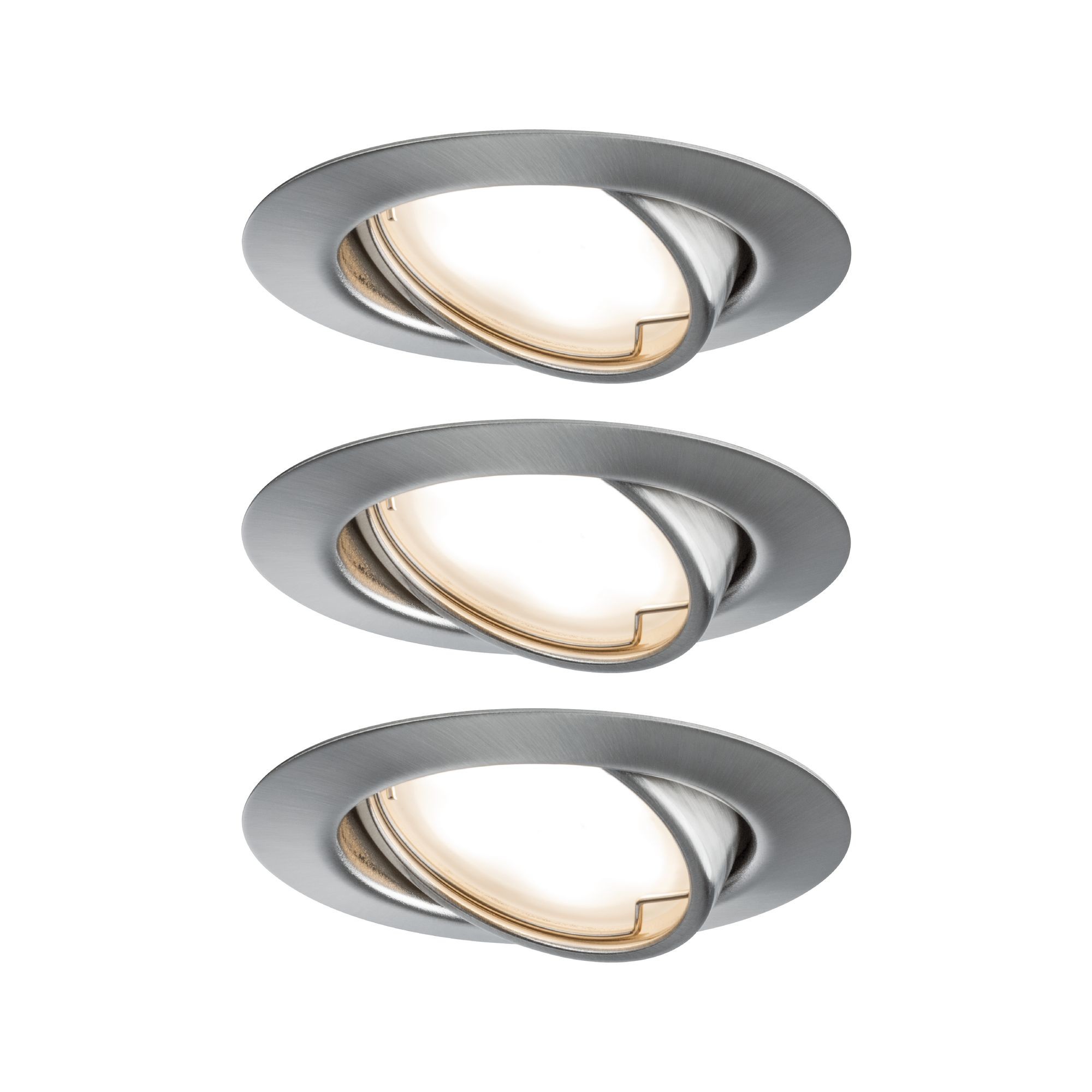 Paulmann 93421 Base Einbauleuchte 3er Set LED LED 15W Eisen (gebü