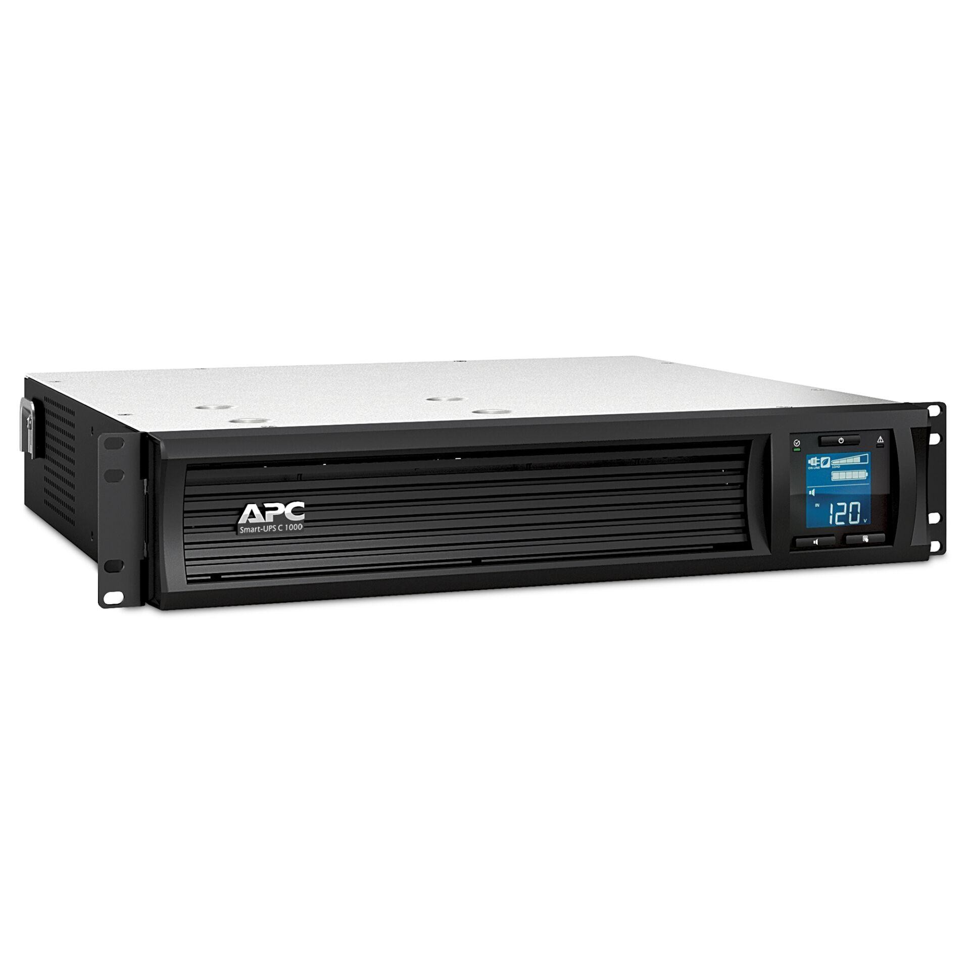 APC Smart-UPS C 1000VA, LCD RM, 2U, 230V (SMC1000I-2UC) mit APC