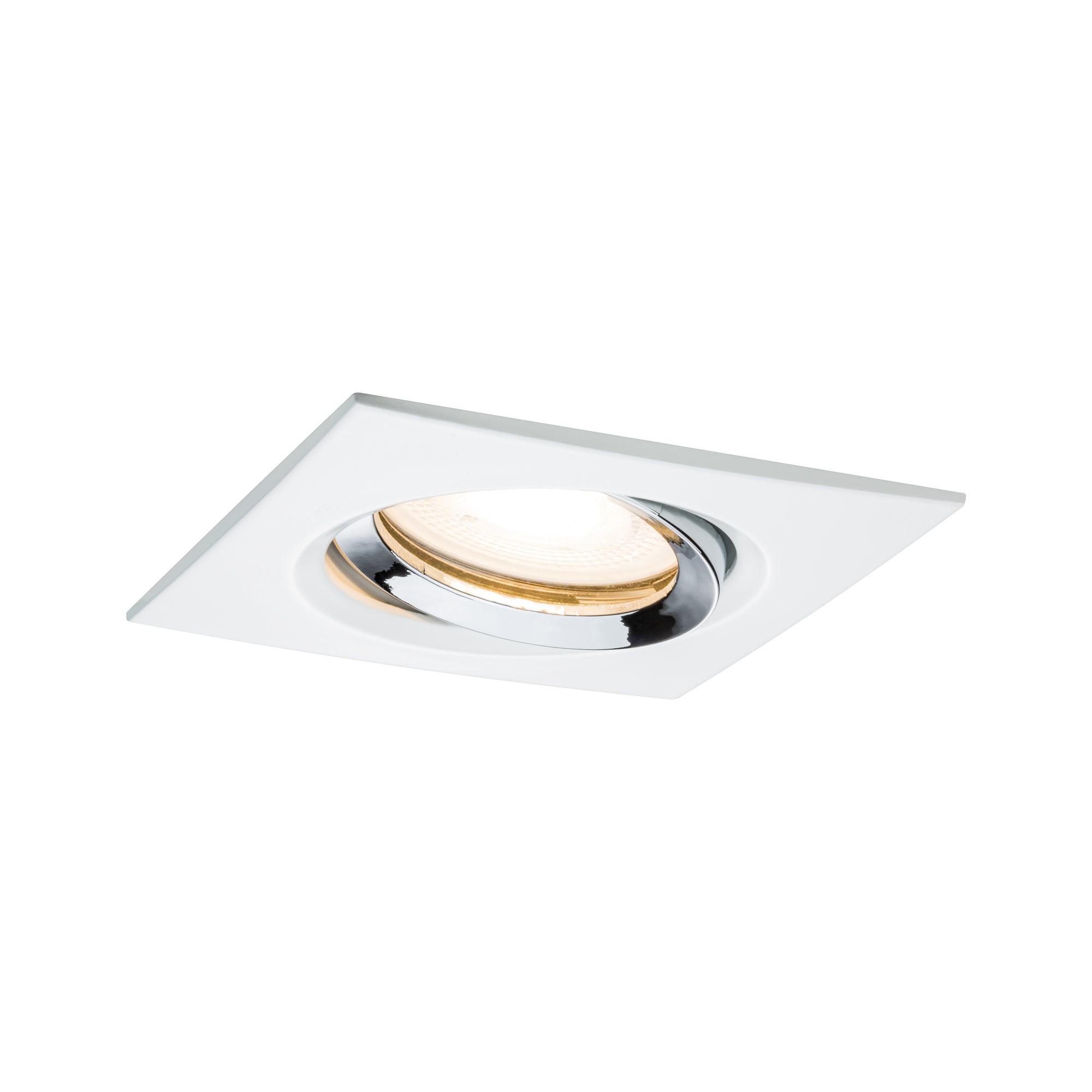 Paulmann Nova Bad-Einbauleuchte Set LED GU10 7W IP65 Weiß (matt),