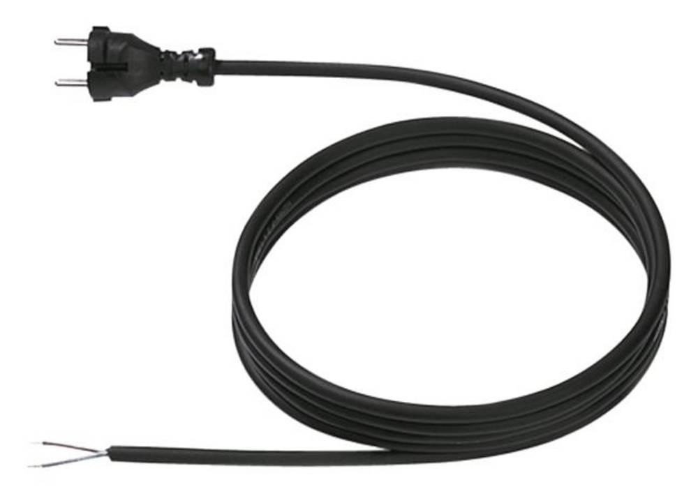 Bachmann 248.186 Strom Anschlusskabel Schwarz 5.00 m