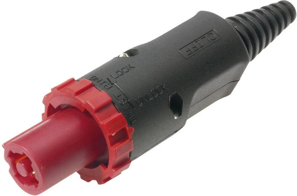 Cliff FCR2067 Netz-Steckverbinder FC Stecker, gerade Gesamtpolzahl: 3