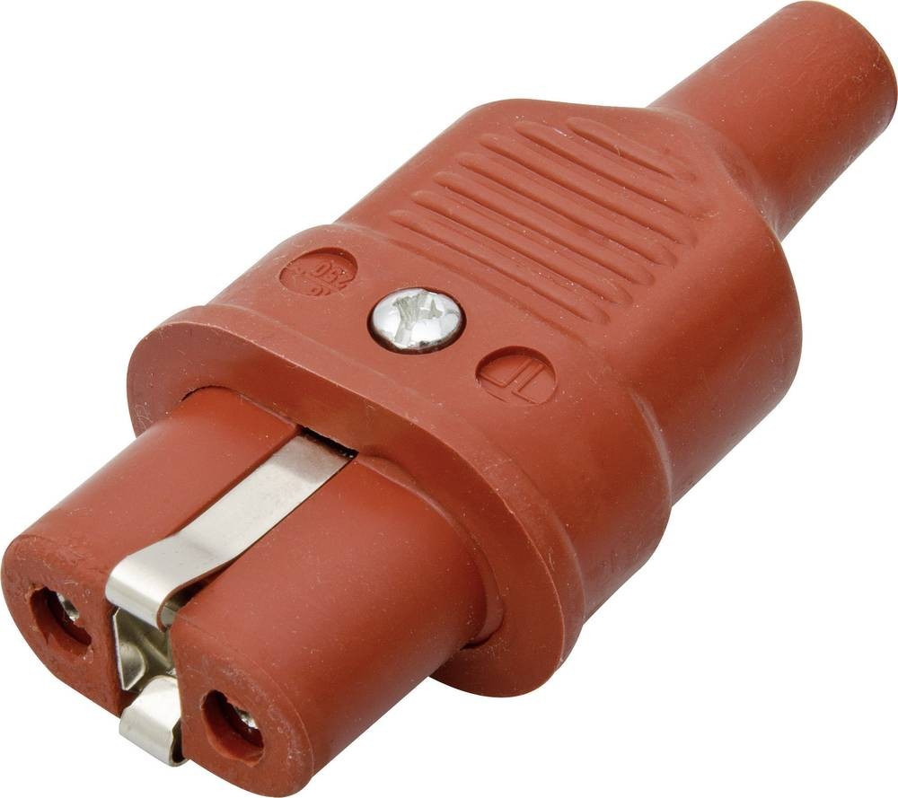 Kalthoff 344005 Warmgeräte-Steckverbinder 344 Stecker, gerade