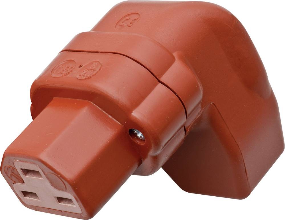 Kalthoff 444003 Warmgeräte-Steckverbinder 444 Buchse, gewinkelt