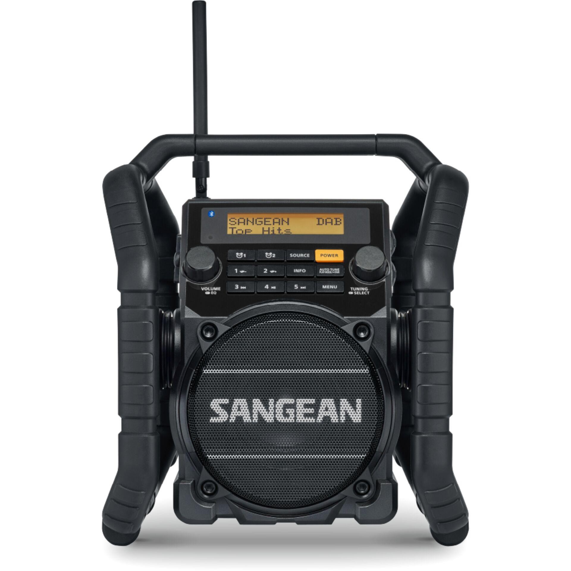 Sangean U-5 DBT Worksite Analog & digital Black - Sangean U-5 DBT,