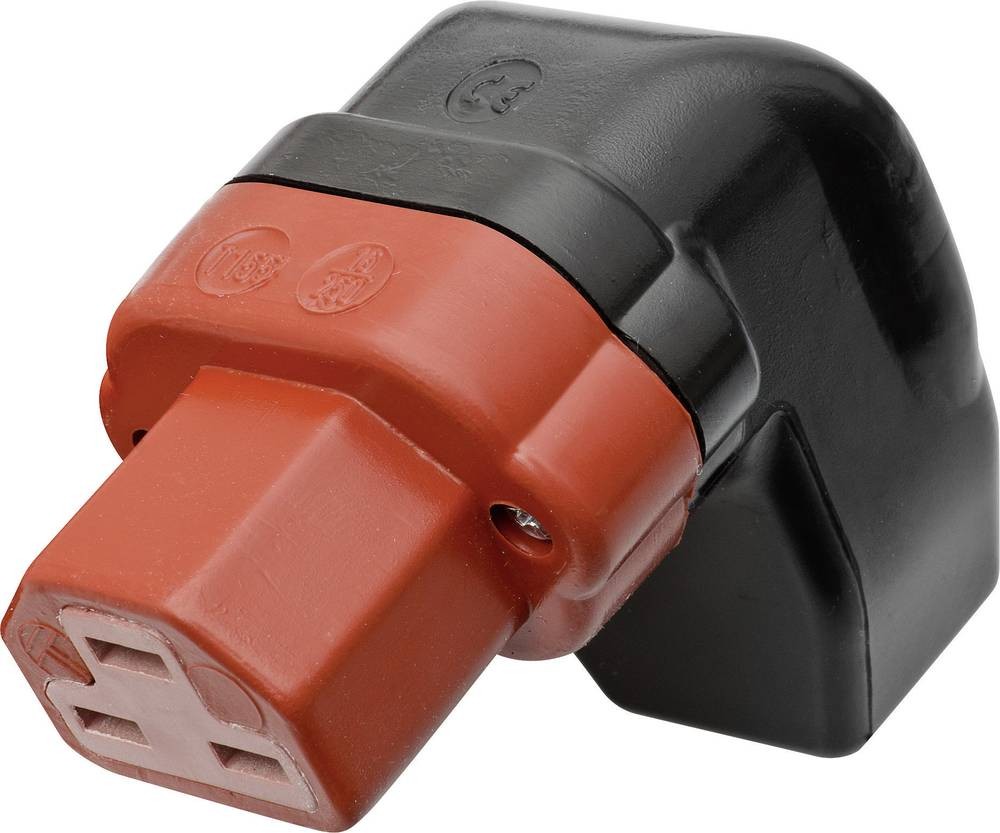 Kalthoff 444004 Warmgeräte-Steckverbinder 444 Buchse, gewinkelt