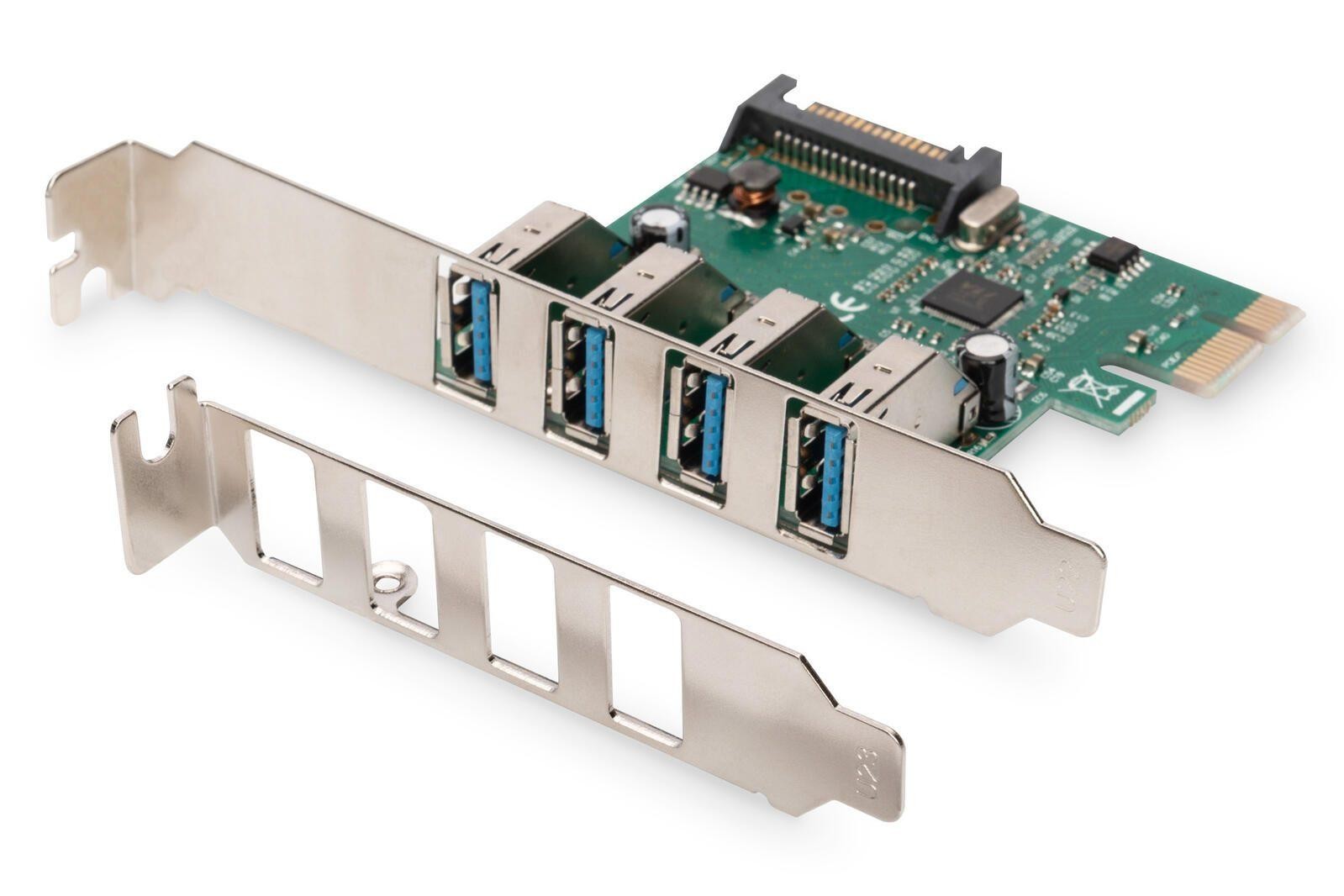Digitus 4-Port USB 3.0 PCI Express Add-on Card - Digitus 4-Port USB 3.