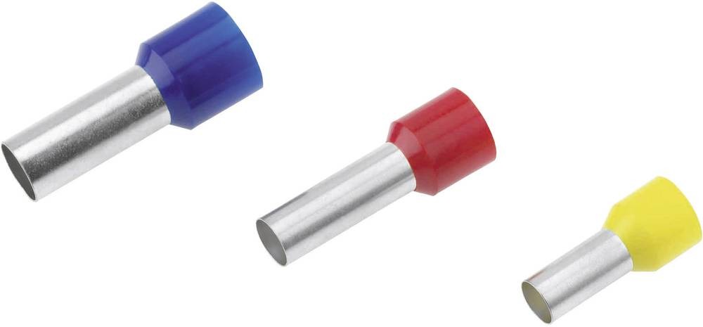 Cimco 18 2214 Aderendhülse 10 mm² Teilisoliert Elfenbein 100 St.
