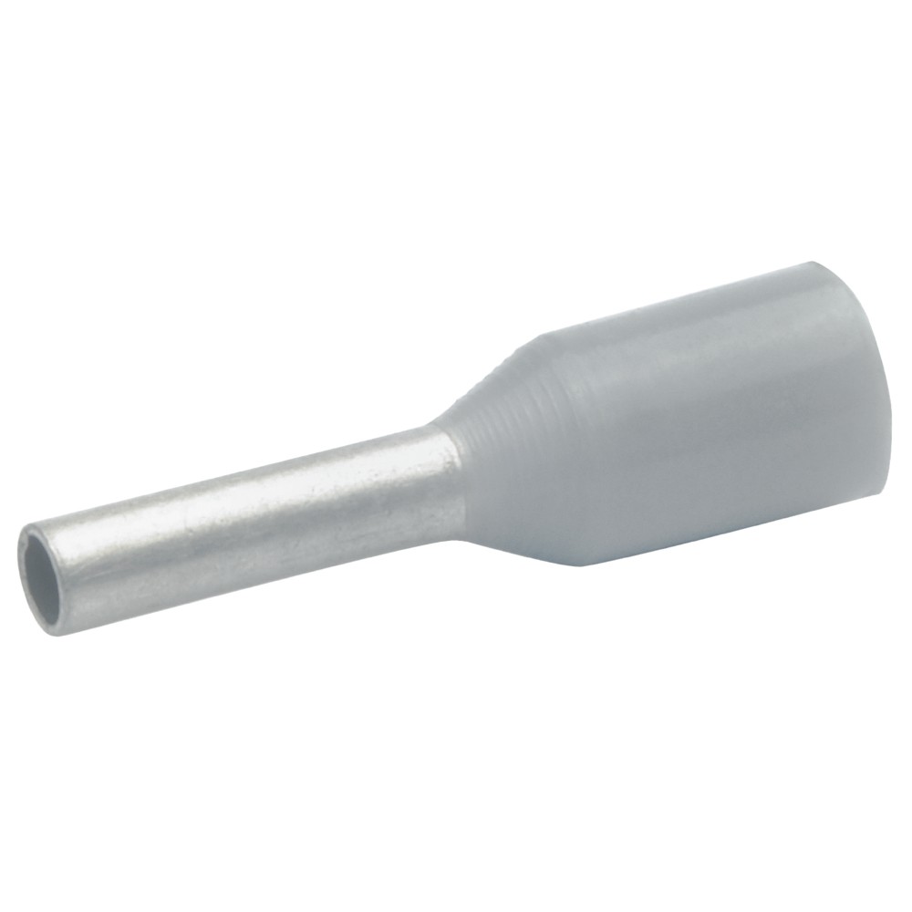 Klauke 4708 Aderendhülse 0.75mm² Teilisoliert grey 1000St.
