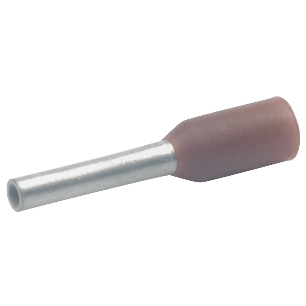 Klauke 1666 Aderendhülse 0.14 mm² Teilisoliert Braun 1000 St.