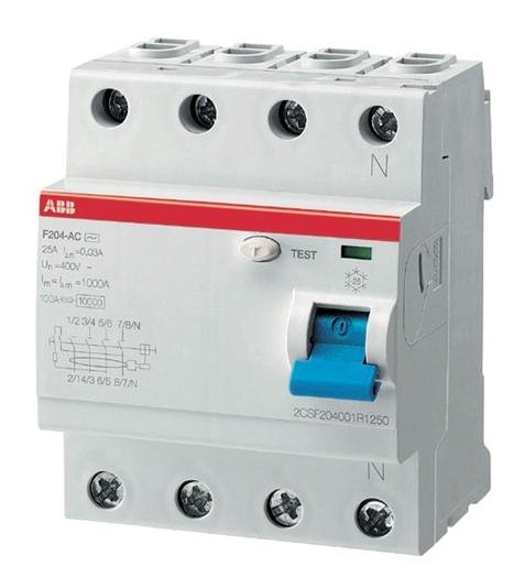 ABB 2CSF204101R1400 FI-Schutzschalter A 4polig 40A 0.03A 230 V/AC,