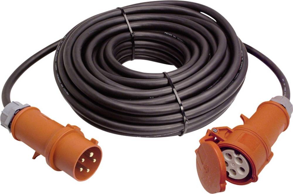 AS Schwabe 61205 Strom extension cable 16A black 5.00m H07RN-F 5G 1,