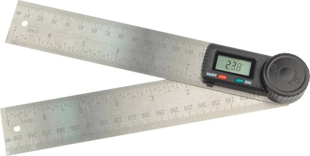 Brüder Mannesmann M81220digital Winkelmesser 200 x 200mm 360°