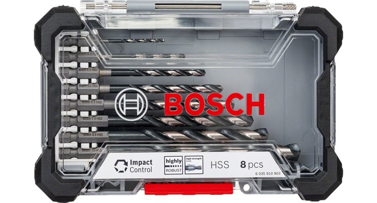 Bosch Impact Control HSS Twist Drill Bit Sets - Bosch Impact Control