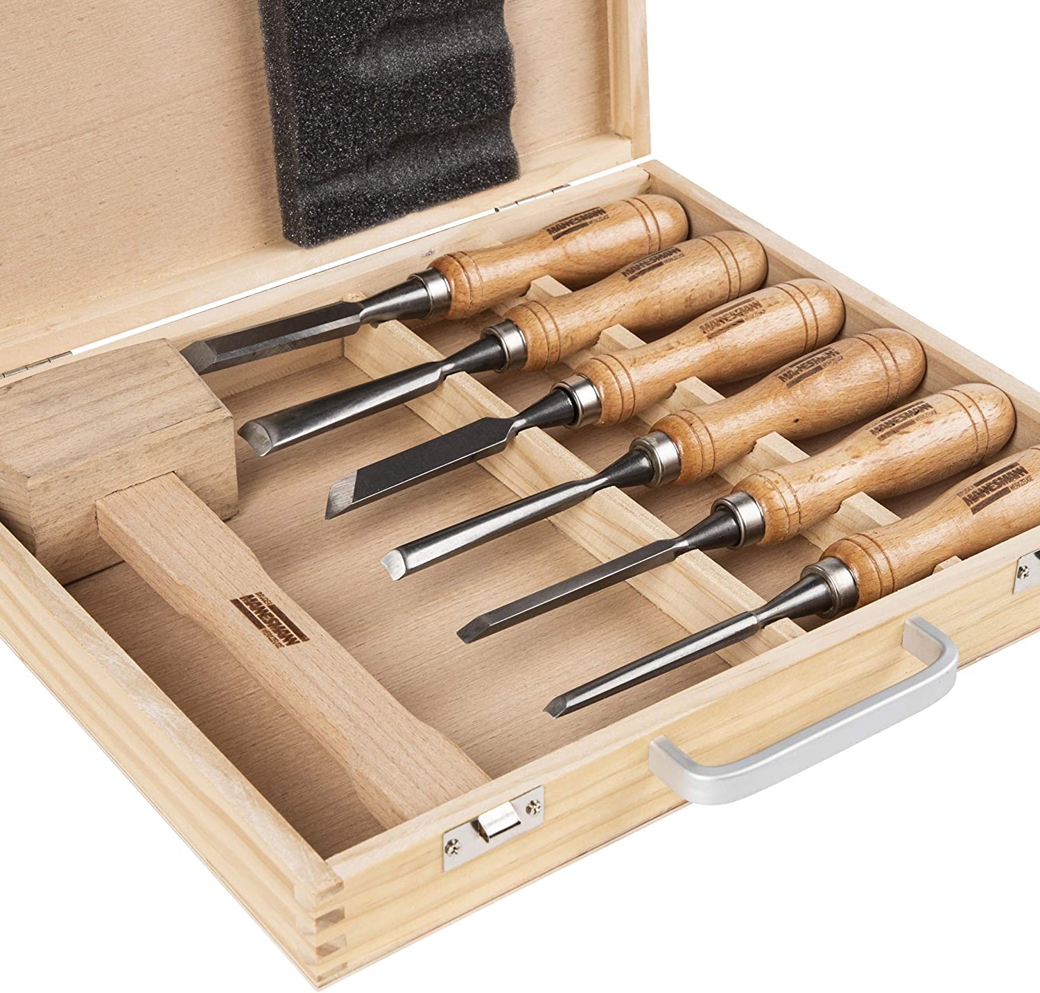 Brüder M66107 Mannesmann Carving tool set, 7-piece