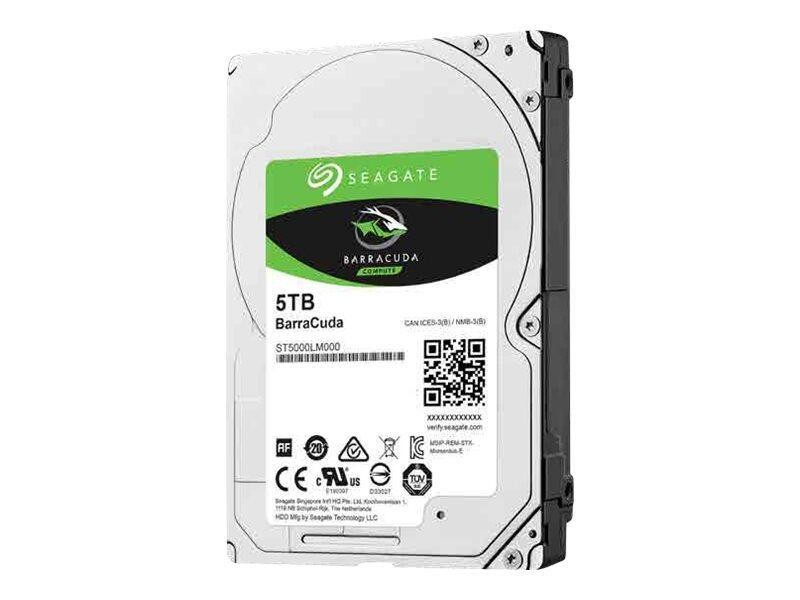 Seagate Barracuda ST5000LM000 disque dur 5 To 5400 tr/min 128 Mo 2.5"