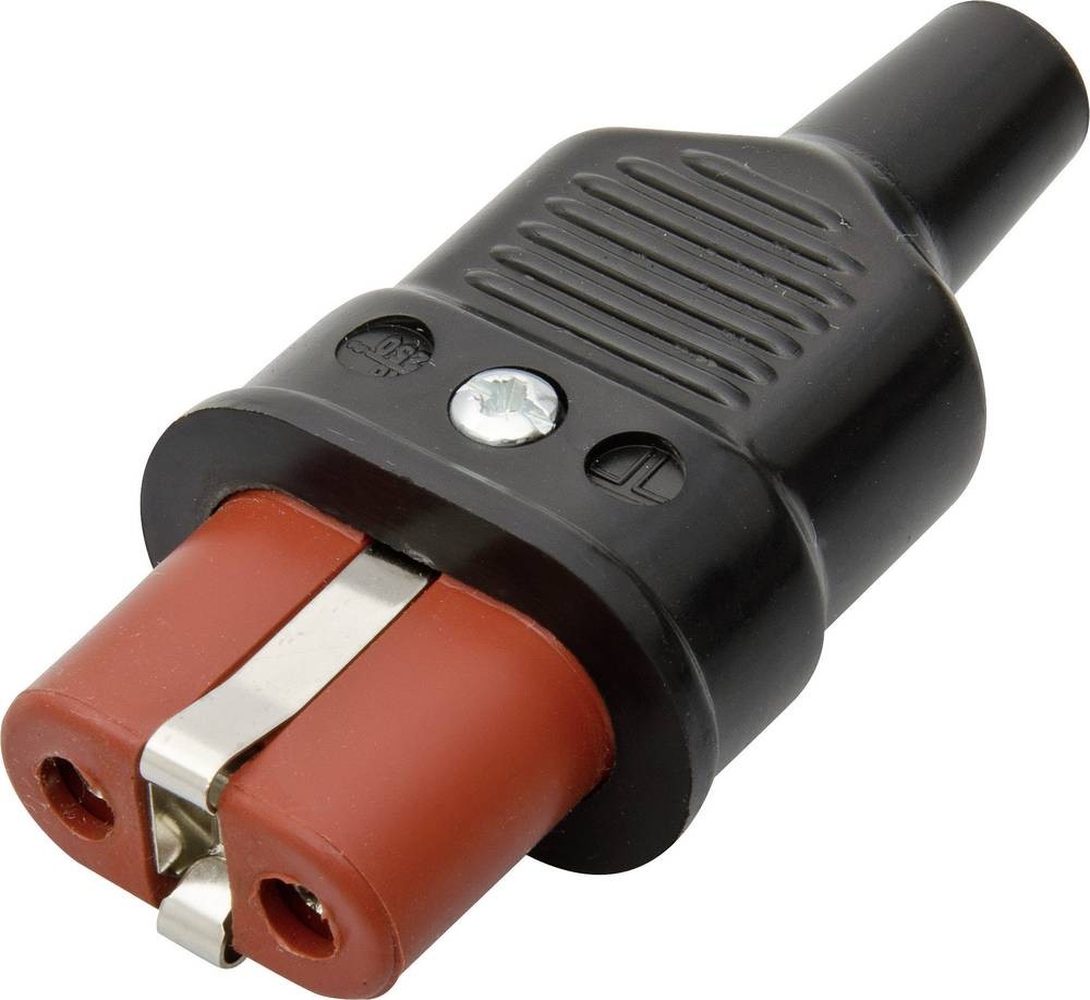 Kalthoff 344002 Warmgeräte-Steckverbinder 344 Stecker, gerade