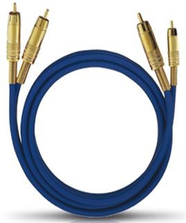 OEHLBACH 2035 audio cable 2 m 2 x RCA Blue - OEHLBACH 2035, 2 x RCA,