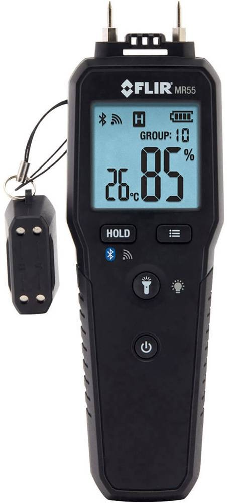 FLIR Moisture Meter, 60 °C, 99 % RH Max, ±1 (Temperature) °C,