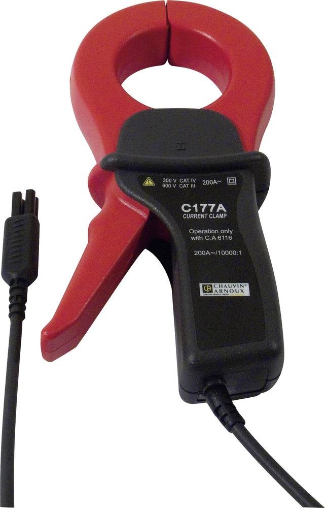 Chauvin Arnoux C177 Current Clamp, AC Adapter, 200A ac AC Max -