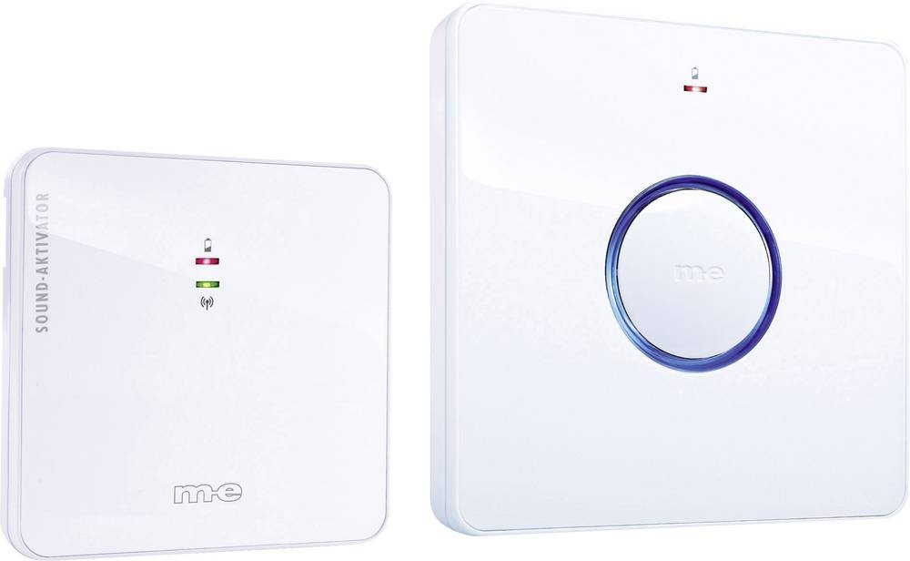 M-e modern-electronics 41094 Funkklingel Komplett-Set klangaktiv