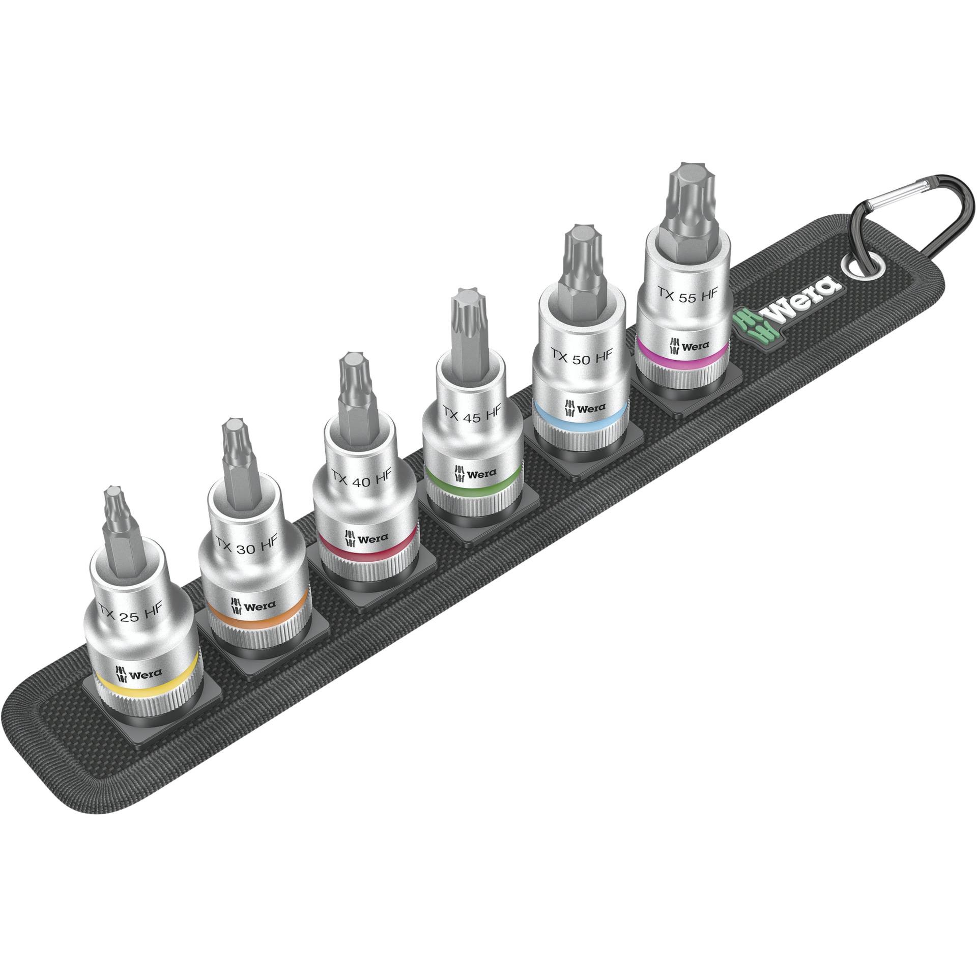 Steckschlüsselsatz Belt C 3 TORX HF Zyklop 6-tlg.1/2 inch T25-T55