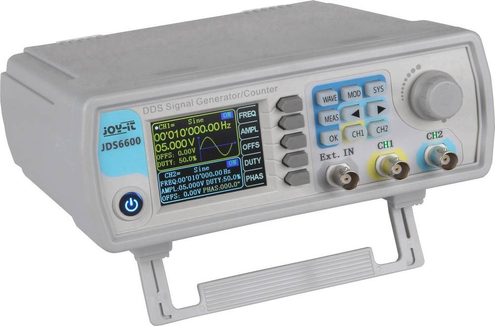 Joy-it JDS6600 Funktionsgenerator netzbetrieben 0 Hz - 60 MHz 2-