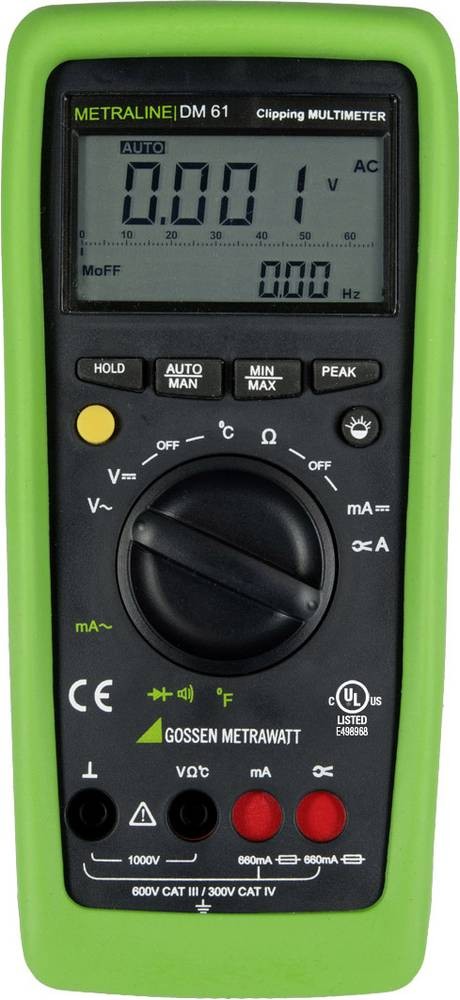 Gossen Metrawatt METRALINE DM 61 Hand-Multimeter digital CAT III 600