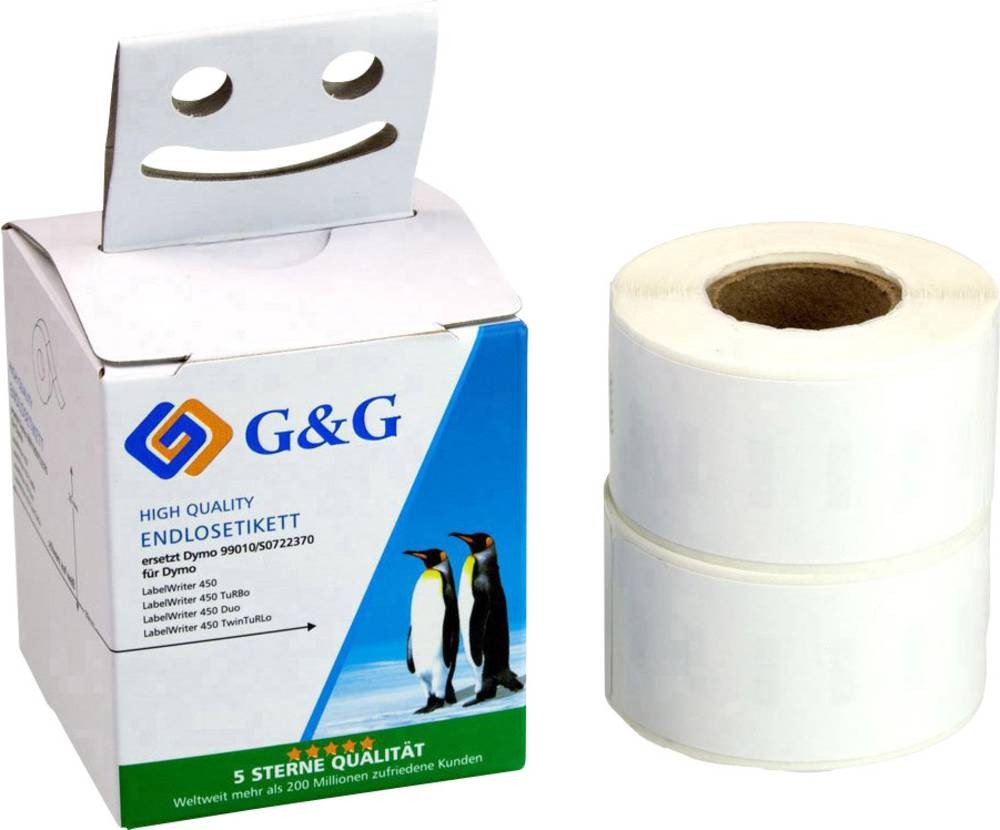 G&G 15564 printer label White Self-adhesive printer label - G&G 15564,