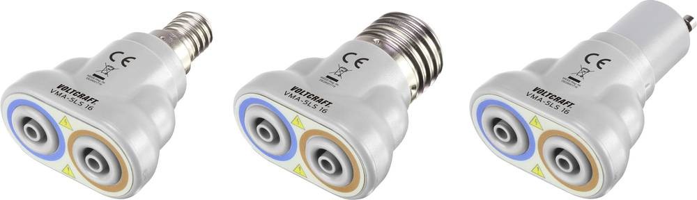 VOLTCRAFT VMA-5LS 16 Messadapter - Dunkelgrau, Hellgrau