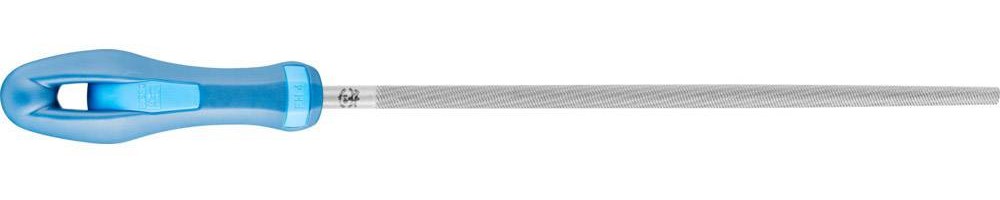 Werkstattfeile DIN 7261 L.250mm Q.9,5mm Hieb 1 Rund 2K-Ergo PFERD