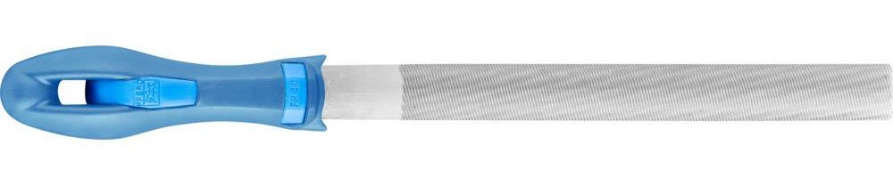 Werkstattfeile DIN 7261 L.200mm Q.20x6mm Hieb 1 Halbrund 2K-Ergo PFERD
