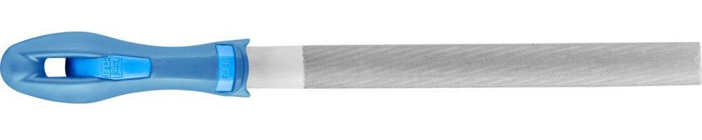Werkstattfeile DIN 7261 L.200mm Q.20x6mm Hieb 3 Halbrund 2K-Ergo PFERD