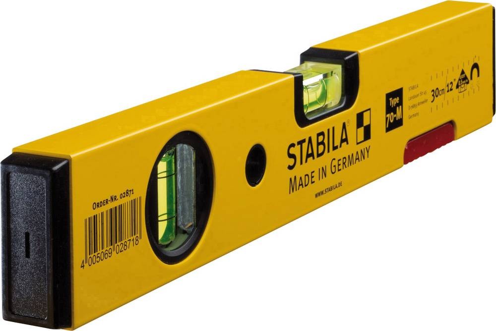 Stabila Type 70M 2871 Leichtmetall-Wasserwaage with Magnet 30cm