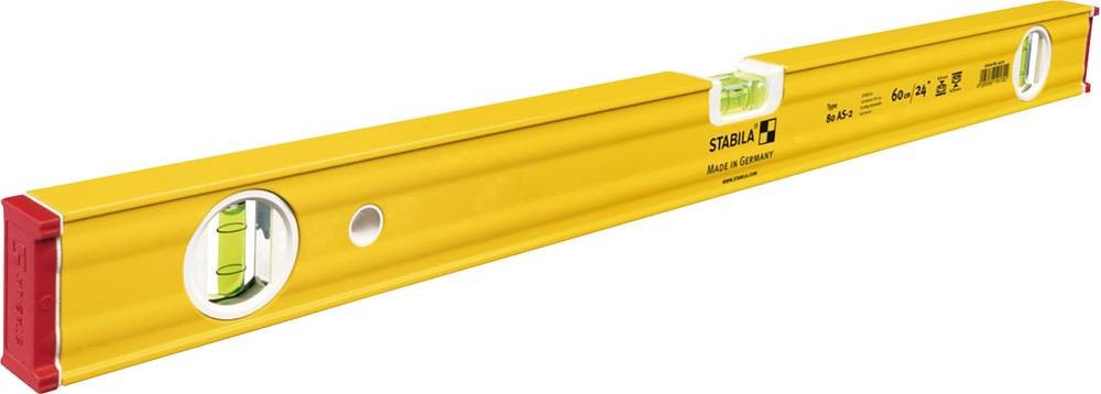 Stabila Type 80 AS-2 19170 Leichtmetall-Wasserwaage 60 cm
