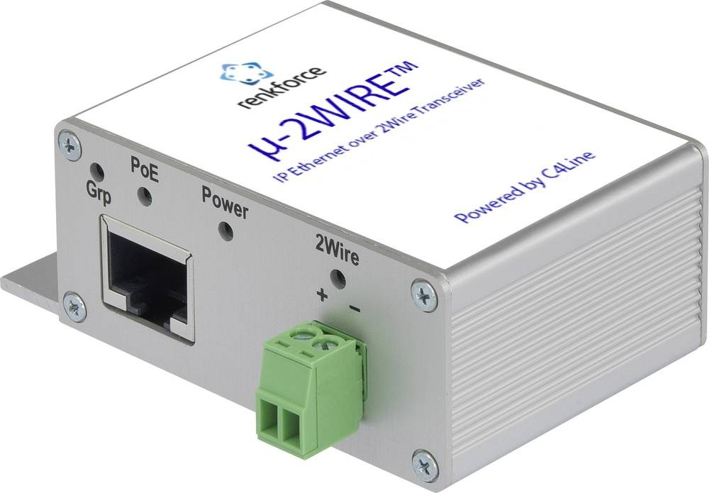 Renkforce RF-3395610 Netzwerkverlängerung 2-Draht Reichweite (max.):