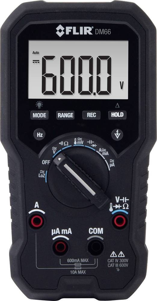 FLIR DM66 Hand-Multimeter digital CAT IV 300 V, CAT III 600V