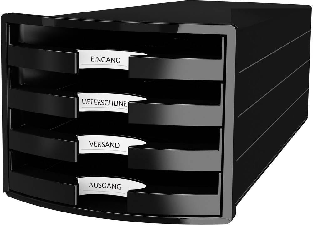 HAN IMPULS 2.0 1013-13 Schubladenbox Schwarz DIN A4, DIN C4 Anzahl