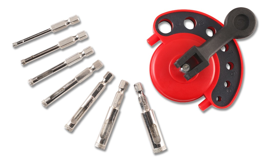 Kwb 499900 Lochsägen-Set 8teilig 4 mm, 5 mm, 6 mm, 7 mm, 8 mm, 10 mm,