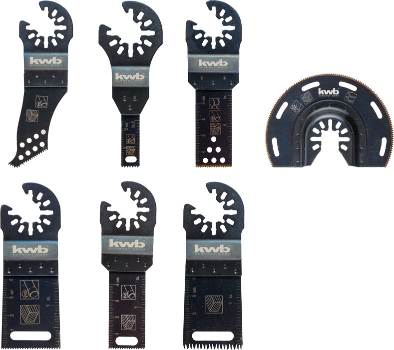 Kwb 708000 saw blade-Set 7teilig 7St.