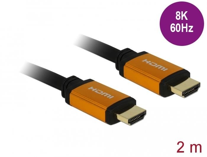 DELOCK Ultra High Speed HDMI Kabel 48 Gbps 8K 60Hz 2m